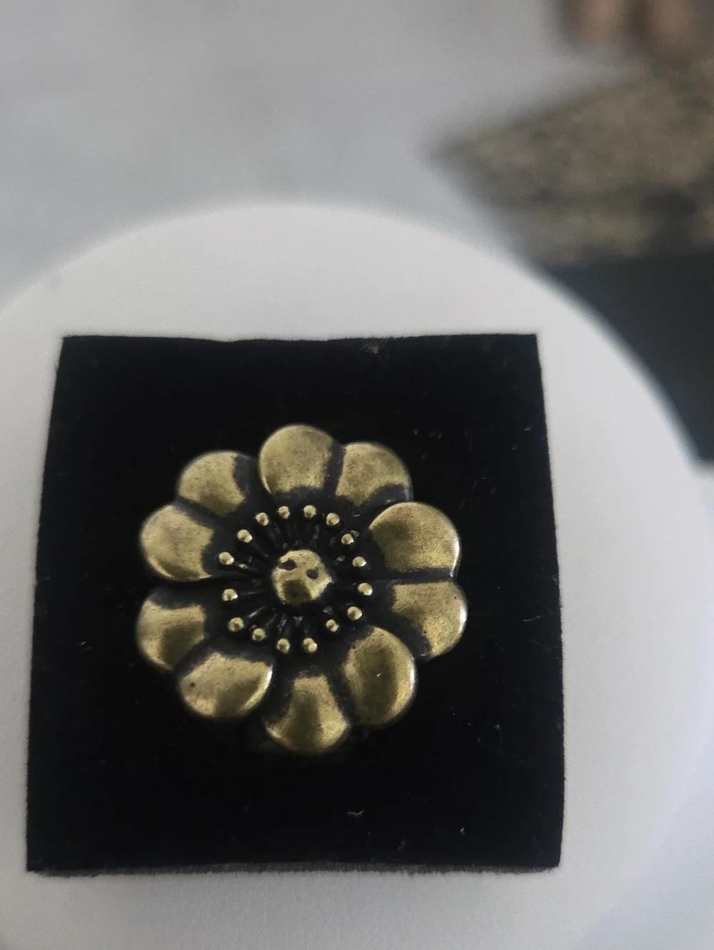 Paparazzi Floral Farmstead Brass Ring NWT